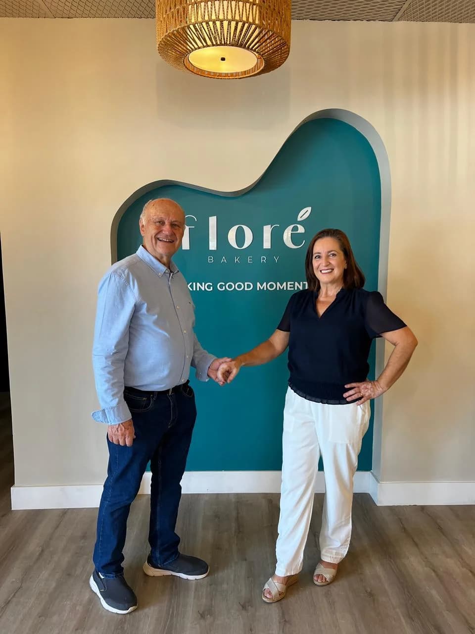 Chef Marta and Floré founders at the Lighthouse Point shop