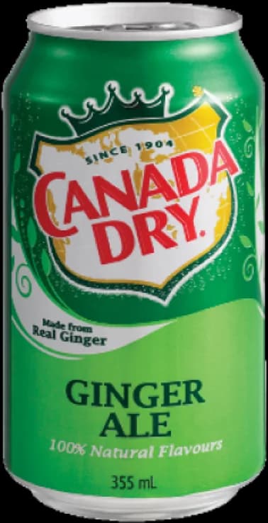 Canada Dry can at Floré Café & Kitchen