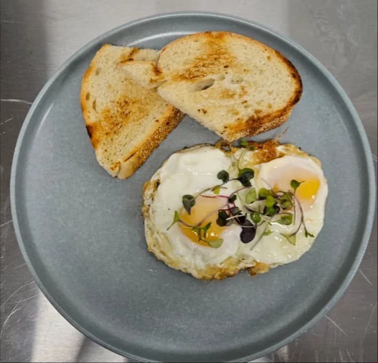 Fried Eggs at Floré Café & Kitchen