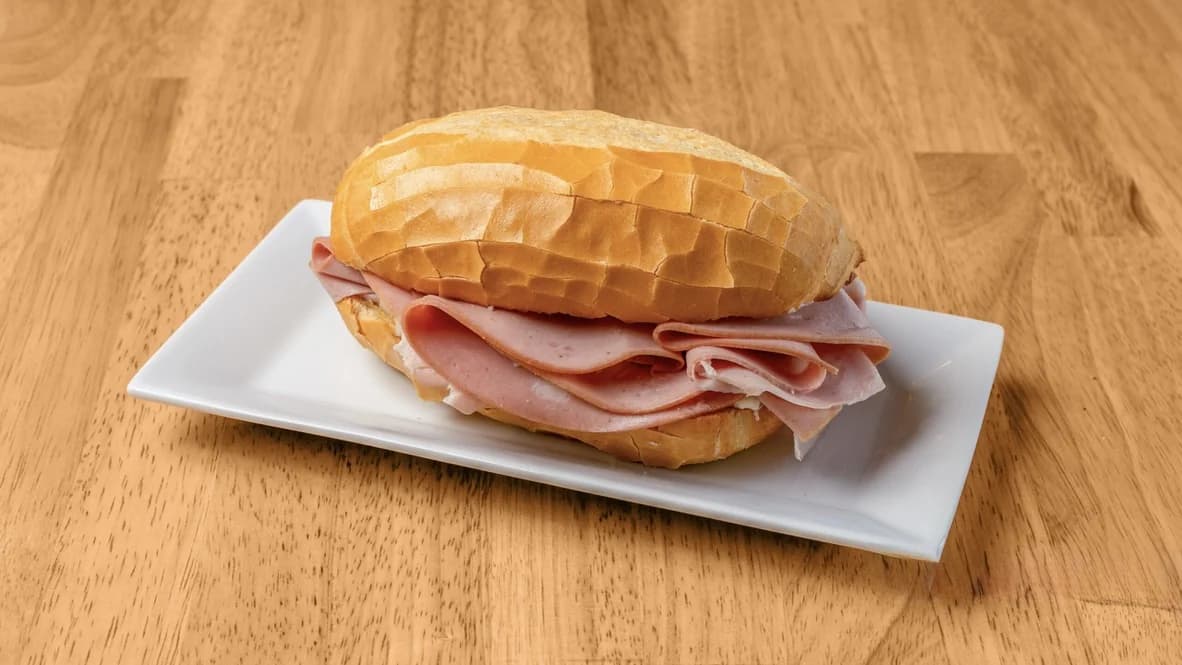 Freshly prepared ham and cheese sandwich from Floré Café & Kitchen